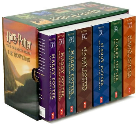 This is a photo of the Harry Potter book series
